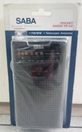 RADIO AM/FM SABA TR-62