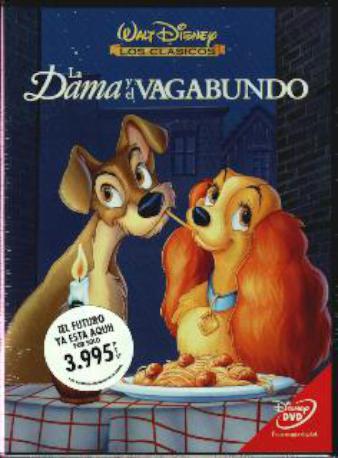 LA DAMA Y EL BAGABUND,DVD