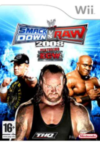 SMACK DOWN VS RAW 08 WII 2MA