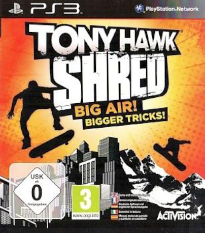 TONY HAWKS SHRED SOL PS3 2MA