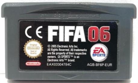 FIFA 06 GBA CARTUTXO
