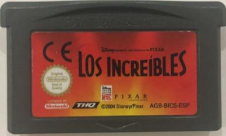 LOS INCREIBLES GBA CARTUTXO