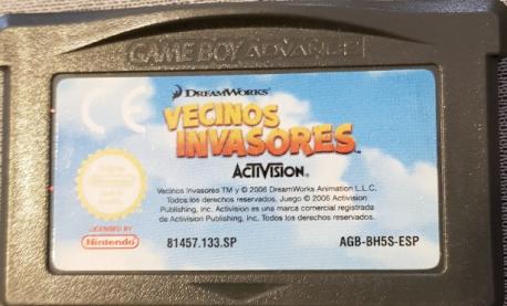 VECINOS INVASORES GBA CARTUTXO