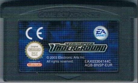 NEED FOR SPEED UNDERG GBA CART
