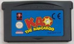 KAO THE KANGAROO GBA CART