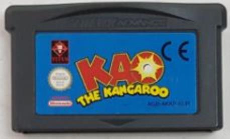 KAO THE KANGAROO GBA CART