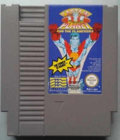 CAPTAIN PLANET NES 2MA CART.