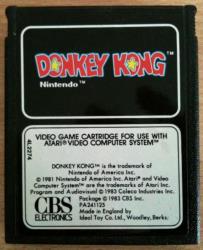 DONKEY KONG ATARI 2600 CAR