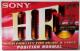 CINTA AUDIO 60 MIN SONY
