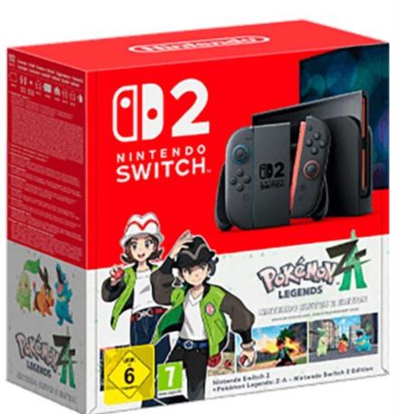 CONSOLA NINTENDO SW2+POKEMON LEGENDS Z-A DES