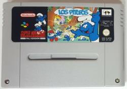 LOS PITUFOS SNES CART