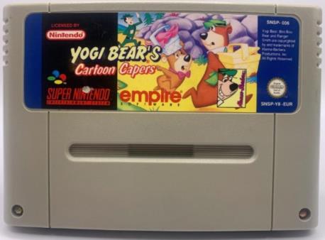 YOGI BEAR´S CARTOON CAPERS SNES CART