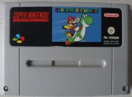 SUPER MARIO WORD SNES CARTUTXO
