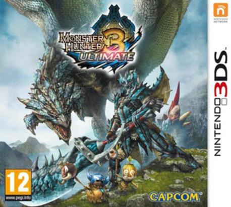 MONSTER HUNTER 3: ULTIMATE 3DS CART